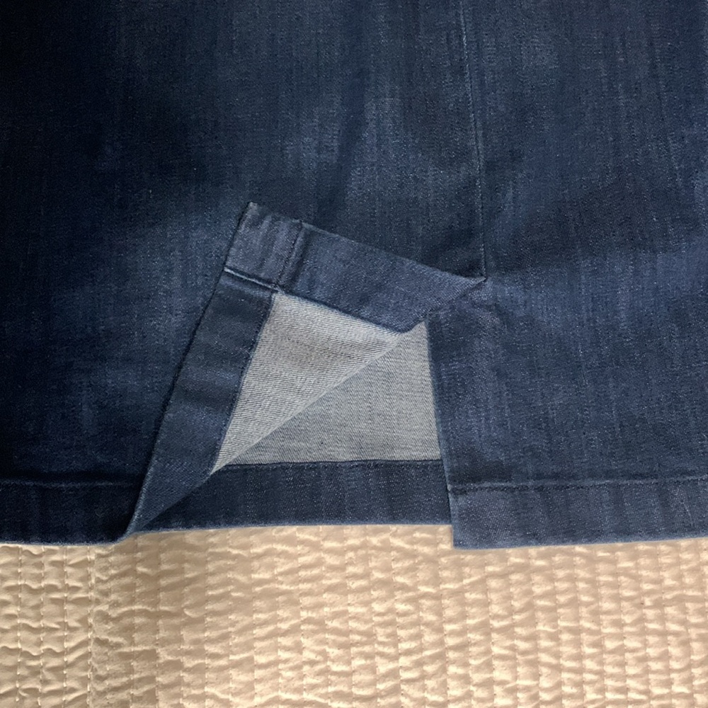 J Crew Mini Denim Dress size 6 - Picture 5 of 6